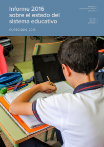 Informe 2016 sobre el estado del sistema educativo